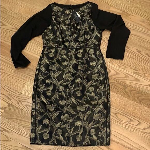 NWT TALBOTS SHEER LONG SLEEVE DRESS SIZE 4 - Picture 7 of 11